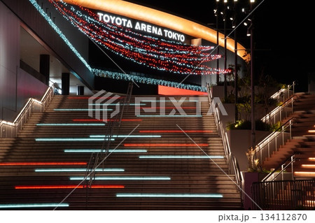夜のTOYOTA ARENA TOKYO 夜のTOYOTA ARENA TOKYO 134112870
