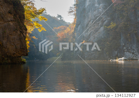 秋の猊鼻渓 秋の猊鼻渓 134112927