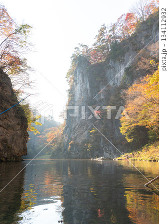 秋の猊鼻渓 134112932