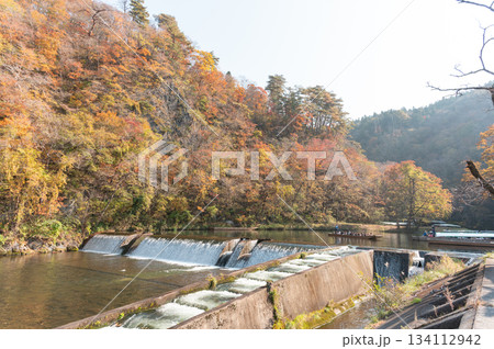 秋の猊鼻渓 秋の猊鼻渓 134112942