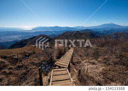 塔ノ岳と丹沢山登山、神奈川県 塔ノ岳と丹沢山登山、神奈川県 134113388