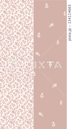 Assorted floral geometric and heart pattern panel designs in soft pastel colors Assorted floral geometric and heart pattern panel designs in soft pastel colors 134114665