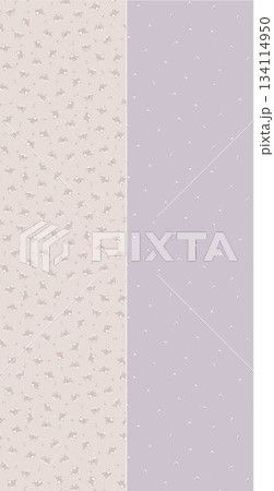 Assorted floral geometric and heart pattern panel designs in soft pastel colors Assorted floral geometric and heart pattern panel designs in soft pastel colors 134114950