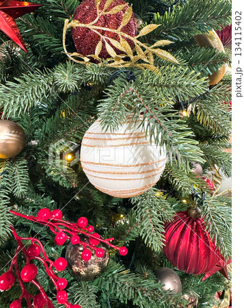 Christmas tree with toys Christmas tree with toys 134115402