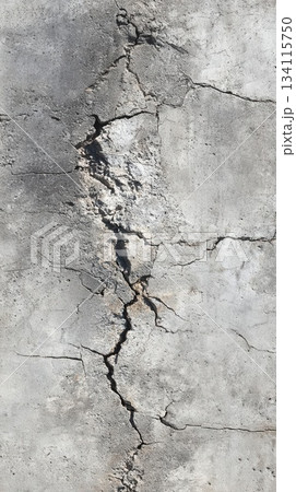 Cracked Concrete Texture Weathered Surface with Detailed Cracks Cracked Concrete Texture Weathered Surface with Detailed Cracks 134115750