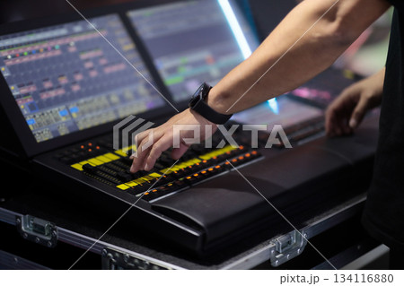 light board operator programs control console 134116880