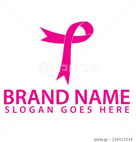 Elegant ribbon shaped into letter T 134117534