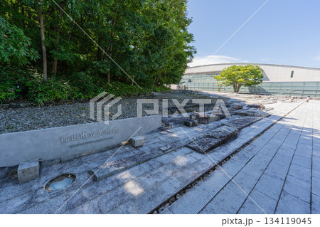 郡山市立美術館と石畳の前庭 郡山市立美術館と石畳の前庭 134119045
