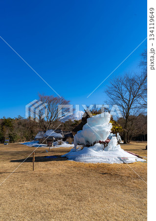 【富士山素材】西湖こおりまつりの樹氷と風景【山梨県】 【富士山素材】西湖こおりまつりの樹氷と風景【山梨県】 134119649
