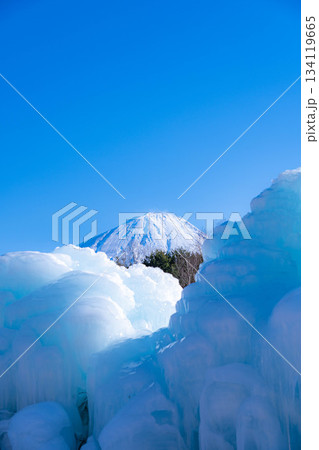 【富士山素材】西湖こおりまつりの樹氷と風景【山梨県】 【富士山素材】西湖こおりまつりの樹氷と風景【山梨県】 134119665