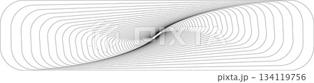 Geometric shape line with blend effect effect. Futuristic technology concept 134119756