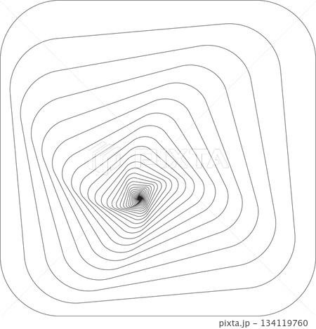 Geometric shape line with blend effect effect. Futuristic technology concept 134119760