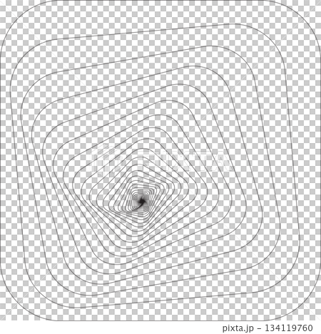 Geometric shape line with blend effect effect. Futuristic technology concept 134119760