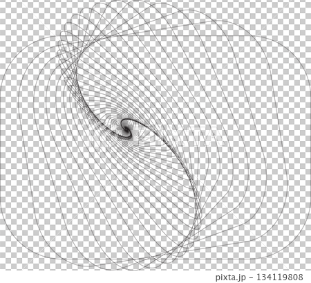 Geometric shape line with blend effect effect. Futuristic technology concept Geometric shape line with blend effect effect. Futuristic technology concept 134119808