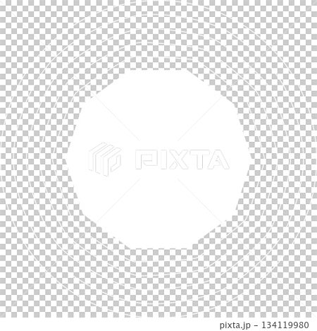 Polygon geometric frame blend to circle for creative designs, card, invitation Polygon geometric frame blend to circle for creative designs, card, invitation 134119980