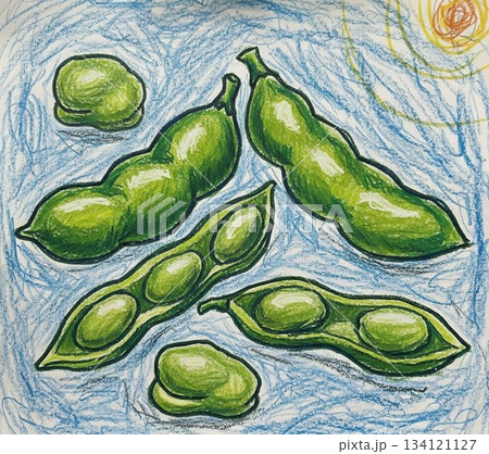 枝豆のイラスト 枝豆のイラスト 134121127