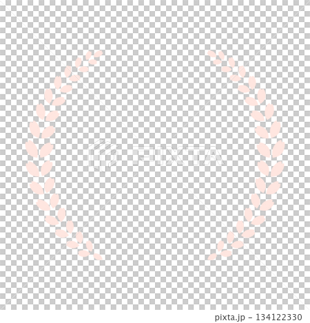 Laurel-style frame ranking cherry blossom pink simple vector png transparent 134122330