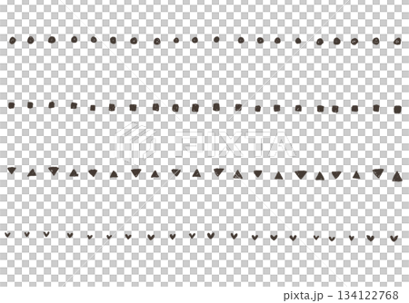 Simple hand-drawn line set of various symbols 134122768