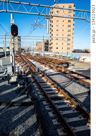 高架橋工事が進む鉄道 東京都 東村山駅周辺 2025.11 b-1 高架橋工事が進む鉄道 東京都 東村山駅周辺 2025.11 b-1 134123023