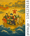 七福神の吉祥画 134123618