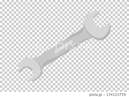 ボルトを締める両口スパナ 134123759