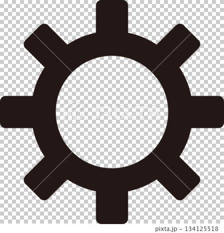 Line drawing settings icon (gear) 134125518