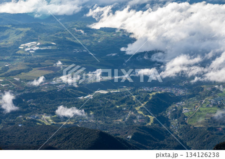 Beautiful landscape below Mt.Kinabalu the highest mountains in Sabah state of Malaysia. Beautiful landscape below Mt.Kinabalu the highest mountains in Sabah state of Malaysia. 134126238