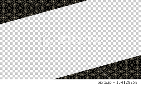 Japanese-style frame background material New Year's card New Year's New Year Mid-year gift Year-end gift Video material 16:9 size 134128258