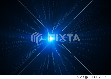 Futuristic blue glowing background Futuristic blue glowing background 134129842
