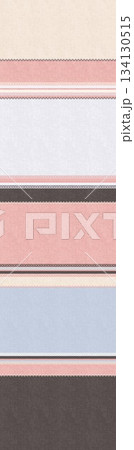Assorted floral geometric and heart pattern panel designs in soft pastel colors Assorted floral geometric and heart pattern panel designs in soft pastel colors 134130515