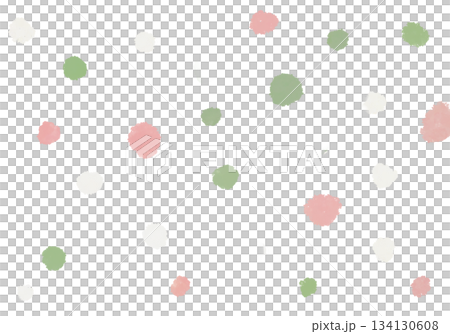 ひなまつりカラーの手描きドット背景 134130608