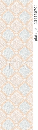 Assorted floral geometric and heart pattern panel designs in soft pastel colors Assorted floral geometric and heart pattern panel designs in soft pastel colors 134130704