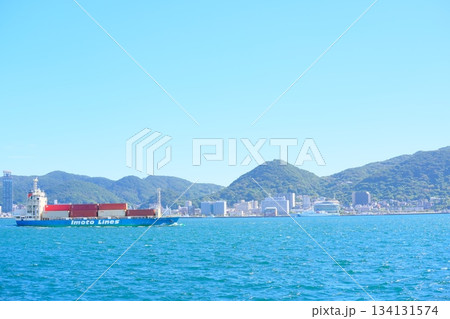 関門海峡大橋周辺の風景 134131574