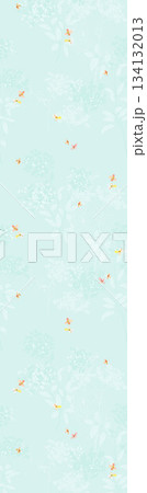 Assorted floral geometric and heart pattern panel designs in soft pastel colors Assorted floral geometric and heart pattern panel designs in soft pastel colors 134132013