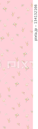 Assorted floral geometric and heart pattern panel designs in soft pastel colors 134132166