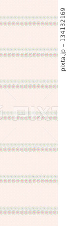 Assorted floral geometric and heart pattern panel designs in soft pastel colors 134132169