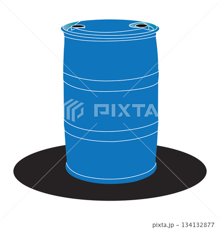 plastic drum icon plastic drum icon 134132877