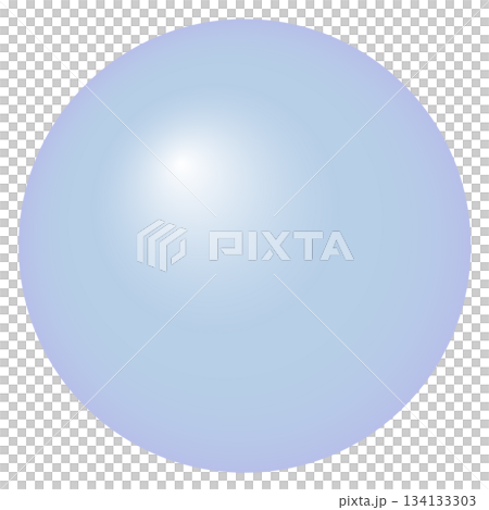 マットな質感の淡い水色の丸フレーム マットな質感の淡い水色の丸フレーム 134133303