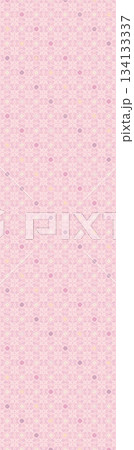 Assorted floral geometric and heart pattern panel designs in soft pastel colors Assorted floral geometric and heart pattern panel designs in soft pastel colors 134133337