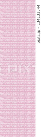 Assorted floral geometric and heart pattern panel designs in soft pastel colors 134133344