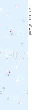 Assorted floral geometric and heart pattern panel designs in soft pastel colors Assorted floral geometric and heart pattern panel designs in soft pastel colors 134133458