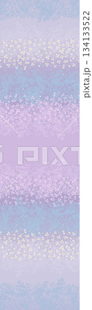 Assorted floral geometric and heart pattern panel designs in soft pastel colors 134133522