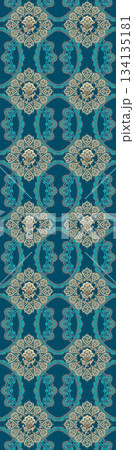 Assorted floral geometric and heart pattern panel designs in soft pastel colors Assorted floral geometric and heart pattern panel designs in soft pastel colors 134135181