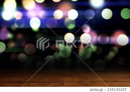 Shimmering light design over boards Shimmering light design over boards 134135287