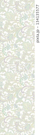 Assorted floral geometric and heart pattern panel designs in soft pastel colors Assorted floral geometric and heart pattern panel designs in soft pastel colors 134135577