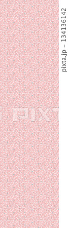 Assorted floral geometric and heart pattern panel designs in soft pastel colors 134136142