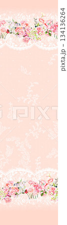Assorted floral geometric and heart pattern panel designs in soft pastel colors Assorted floral geometric and heart pattern panel designs in soft pastel colors 134136264