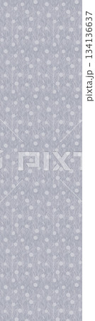 Assorted floral geometric and heart pattern panel designs in soft pastel colors 134136637