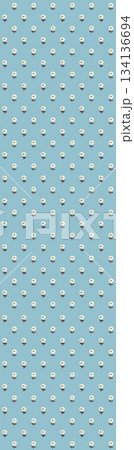 Assorted floral geometric and heart pattern panel designs in soft pastel colors Assorted floral geometric and heart pattern panel designs in soft pastel colors 134136694