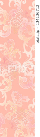 Assorted floral geometric and heart pattern panel designs in soft pastel colors Assorted floral geometric and heart pattern panel designs in soft pastel colors 134136712